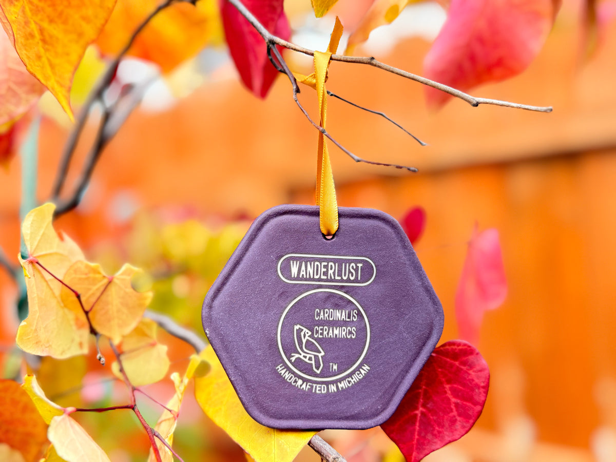 Michigan Collection: Wanderlust - Purple Hydrangea on White Porcelain